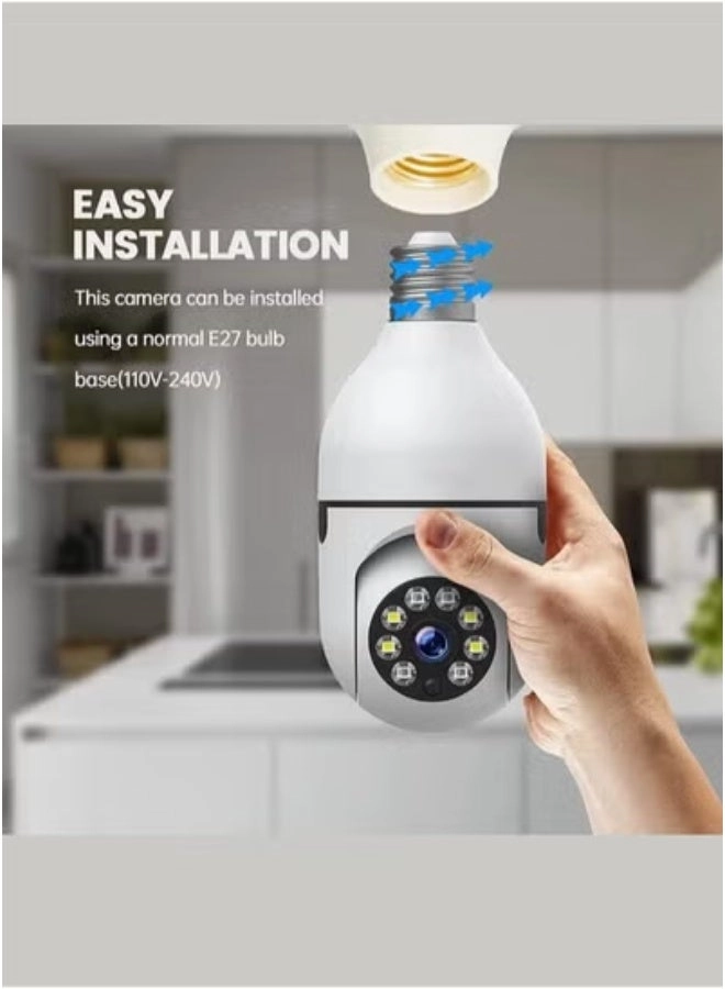 Light Bulb Security Camera 1080P