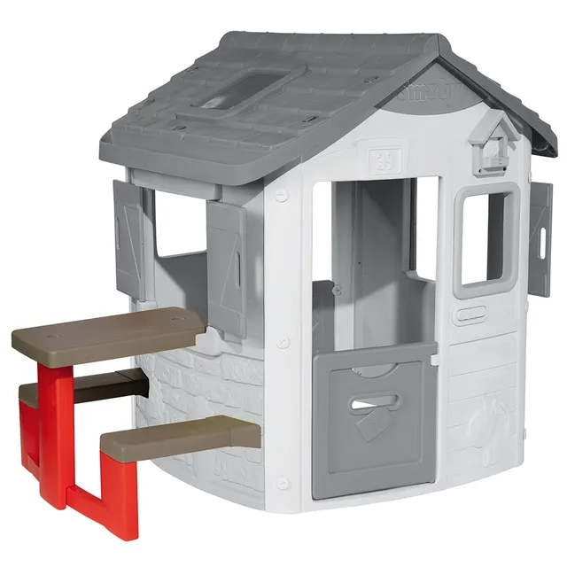Smoby Picnic Table Accessory - Neo Jura Lodge Playhouse Multi Colour