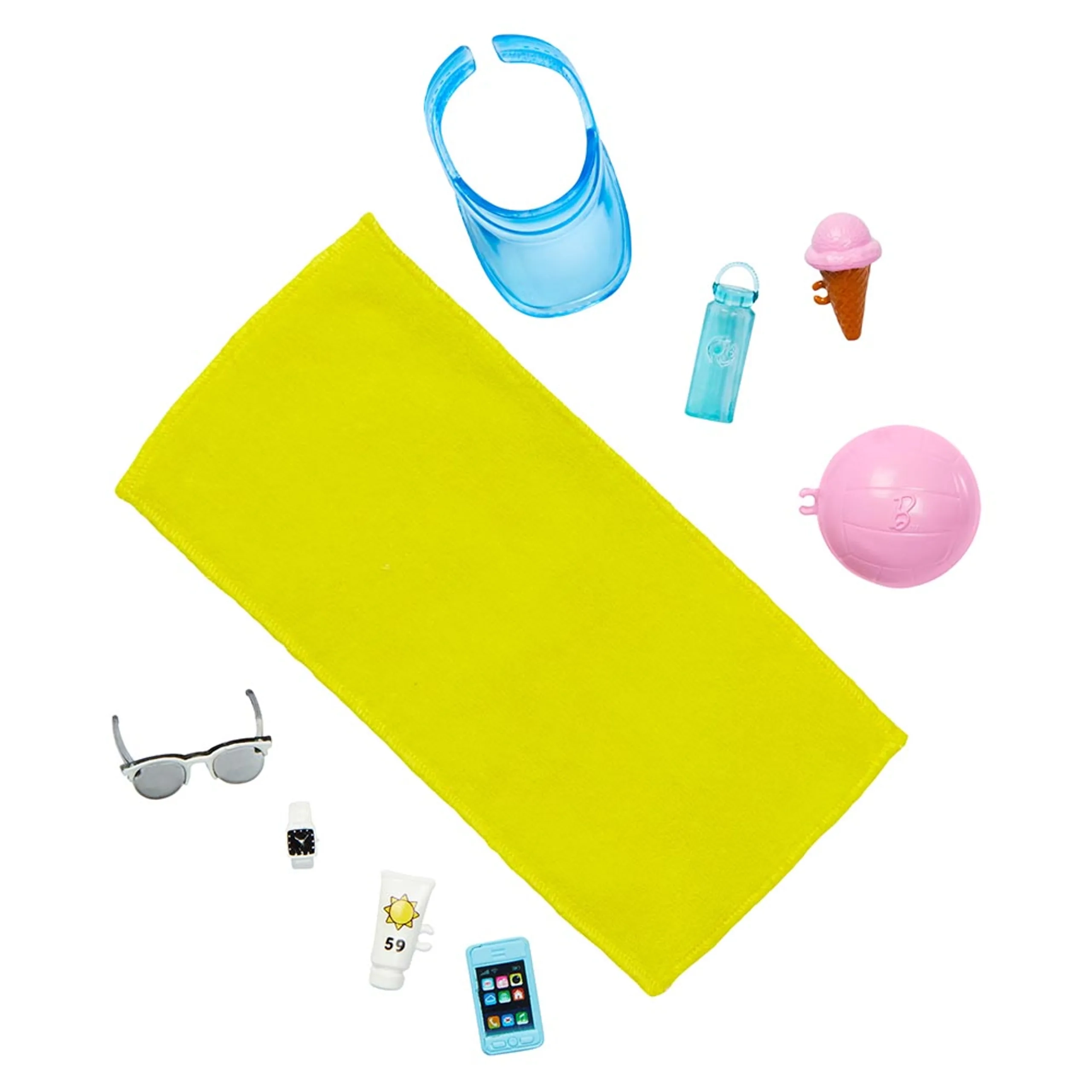 Ken Doll - Male Blonde Blue Button Down And Swim Trunks Ages 3+