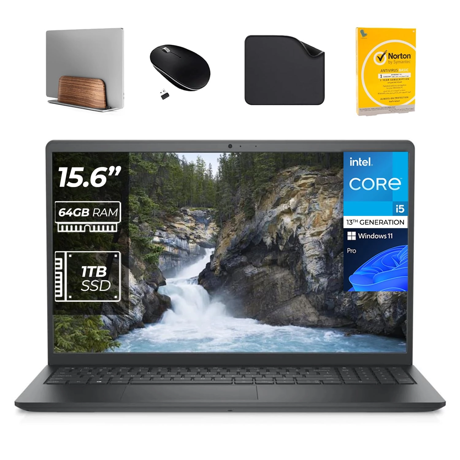 DELL VOSTRO 3530 - 15.6'' Core i5-1335U 64GB DDR4 1TB SSD Bundle