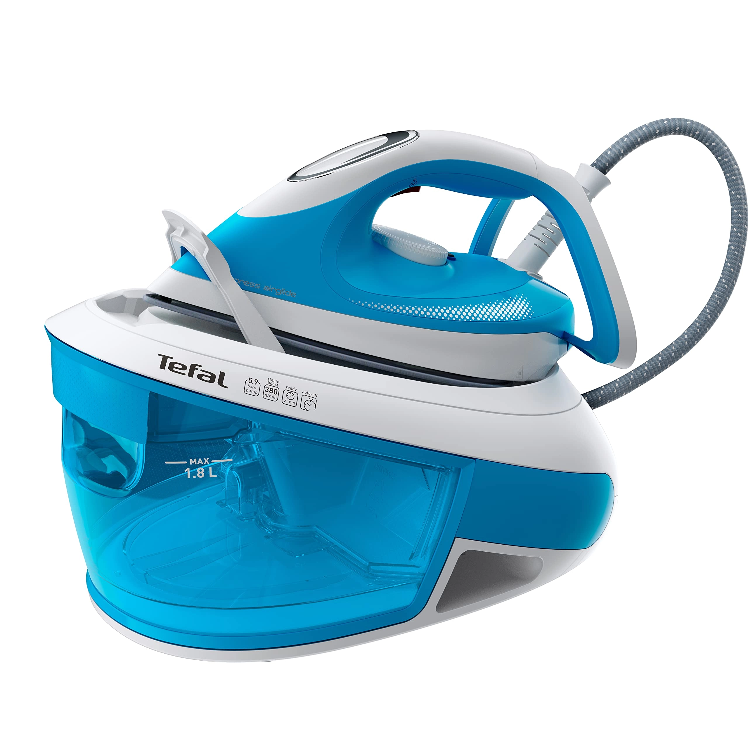 Tefal SV8012 Express Anti-Calc Steam Plant - 6.2 bar 1.8 Liters