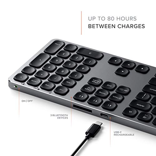 Aluminum Bluetooth Keyboard - EN Wired/Wireless