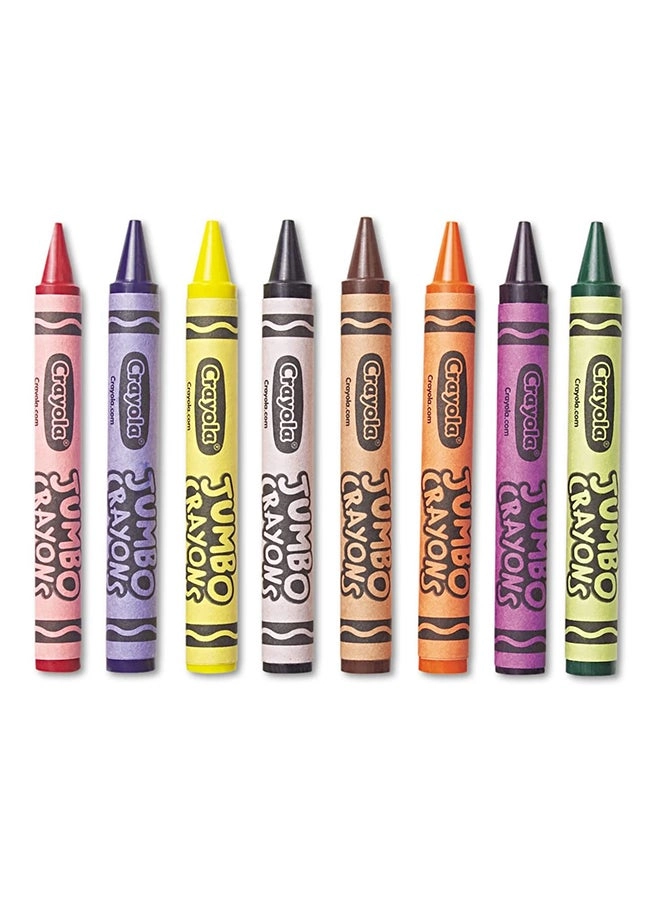 Wax Crayons - 8 Pcs