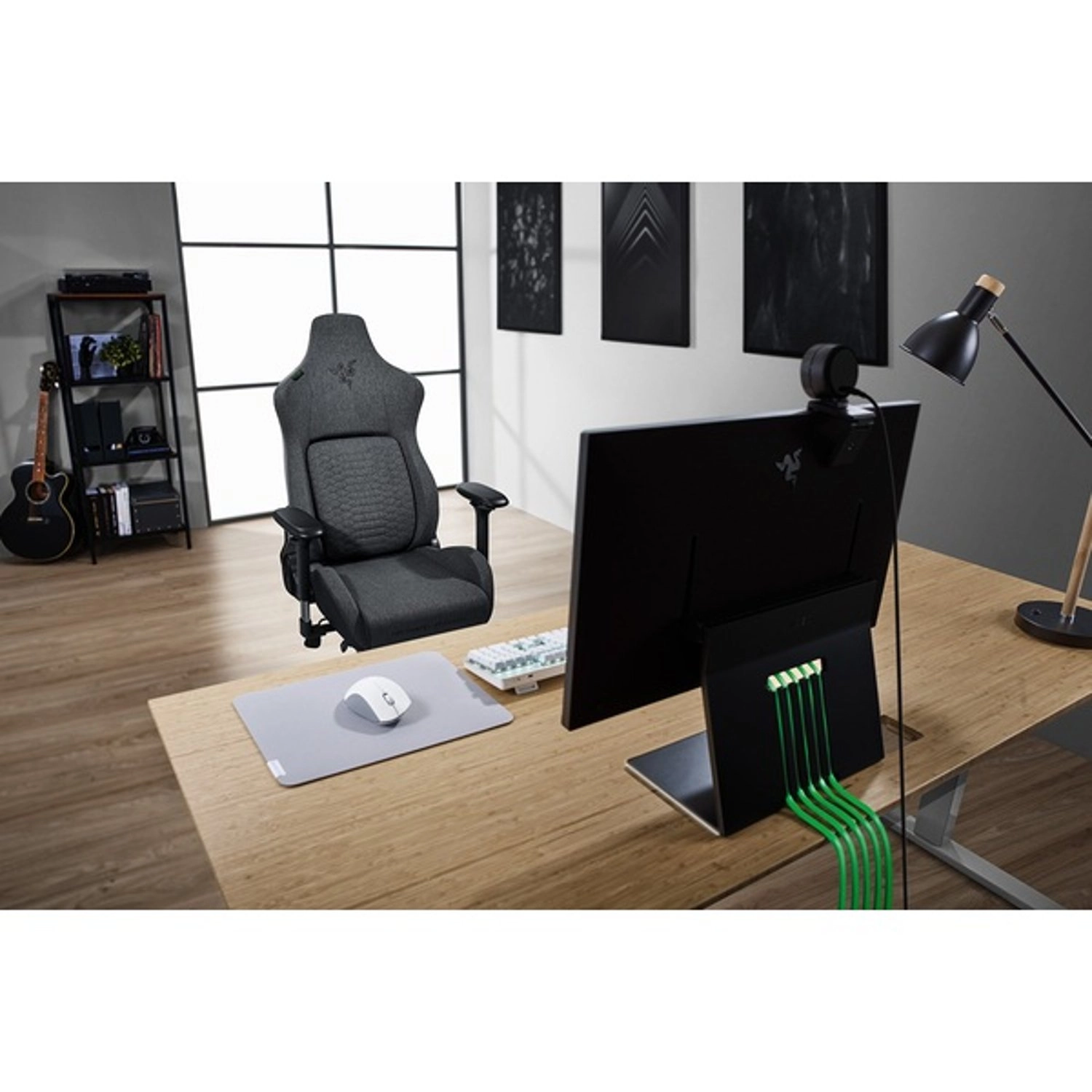 Iskur - XL Gaming Chair Dark Grey Fabric