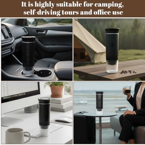 Portable Coffee Maker - ground coffee and capsules