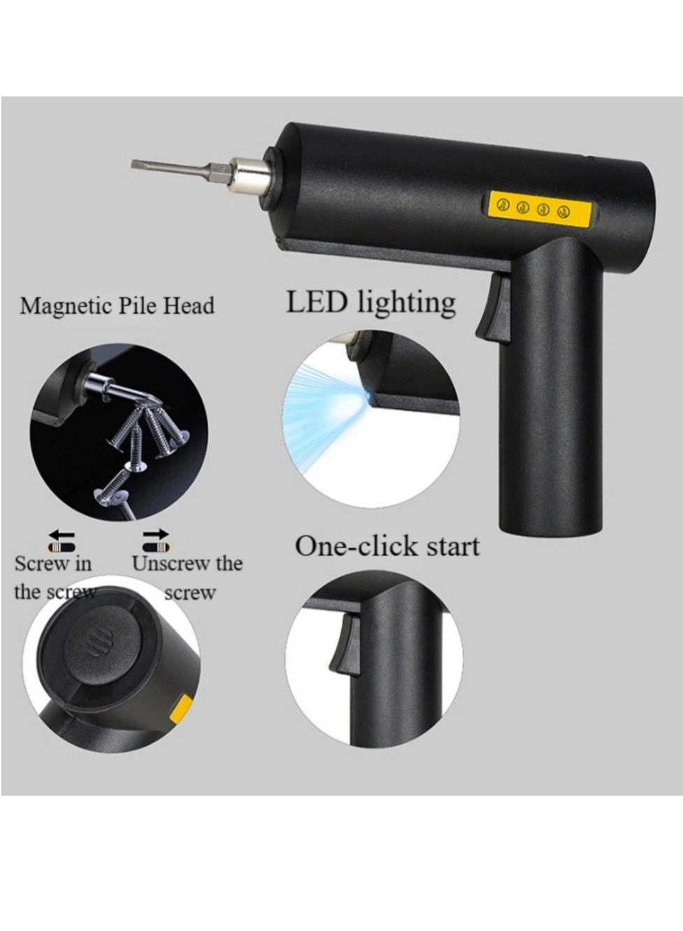 Small electric screwdriver - 2000mAh