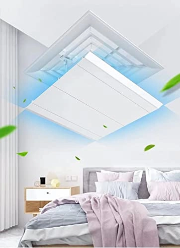 Air Conditioning Windshield Angel - Square 45cm White Cassette