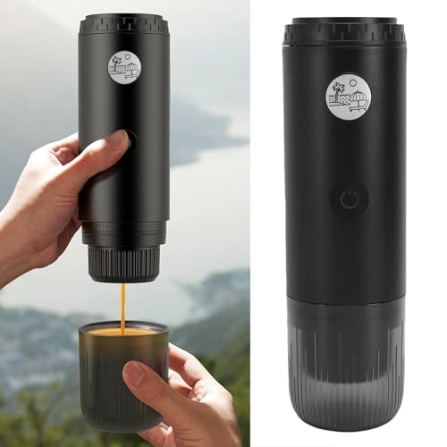 Portable Coffee Maker - 80ml Ground Coffee and Capsule