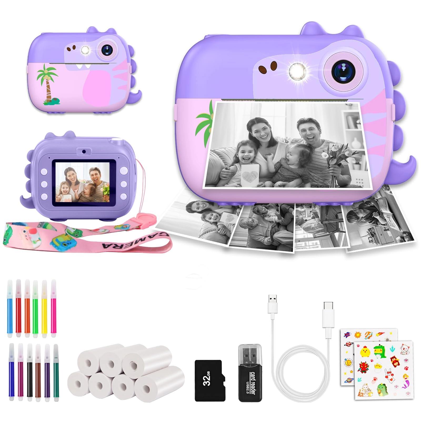 Yuemei Technology Kids Instant Print Camera
