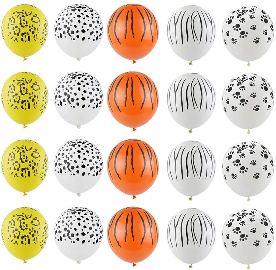 Party Time Trading LLC Safari Theme Party Balloons - 25-Pieces