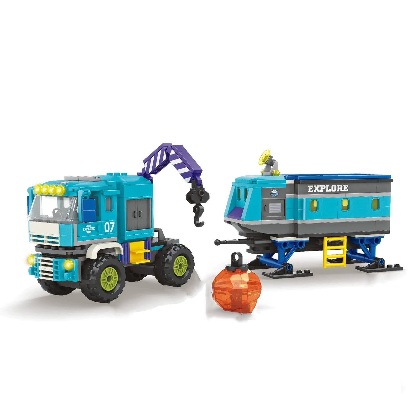 Arctic Adventure Building Block Set - 390 pcs