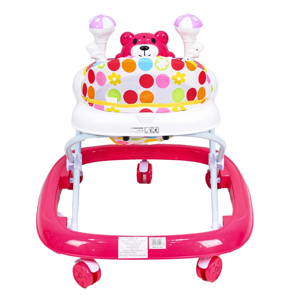 Baby Walker - Coffee + Head Protection Pillow - Blue