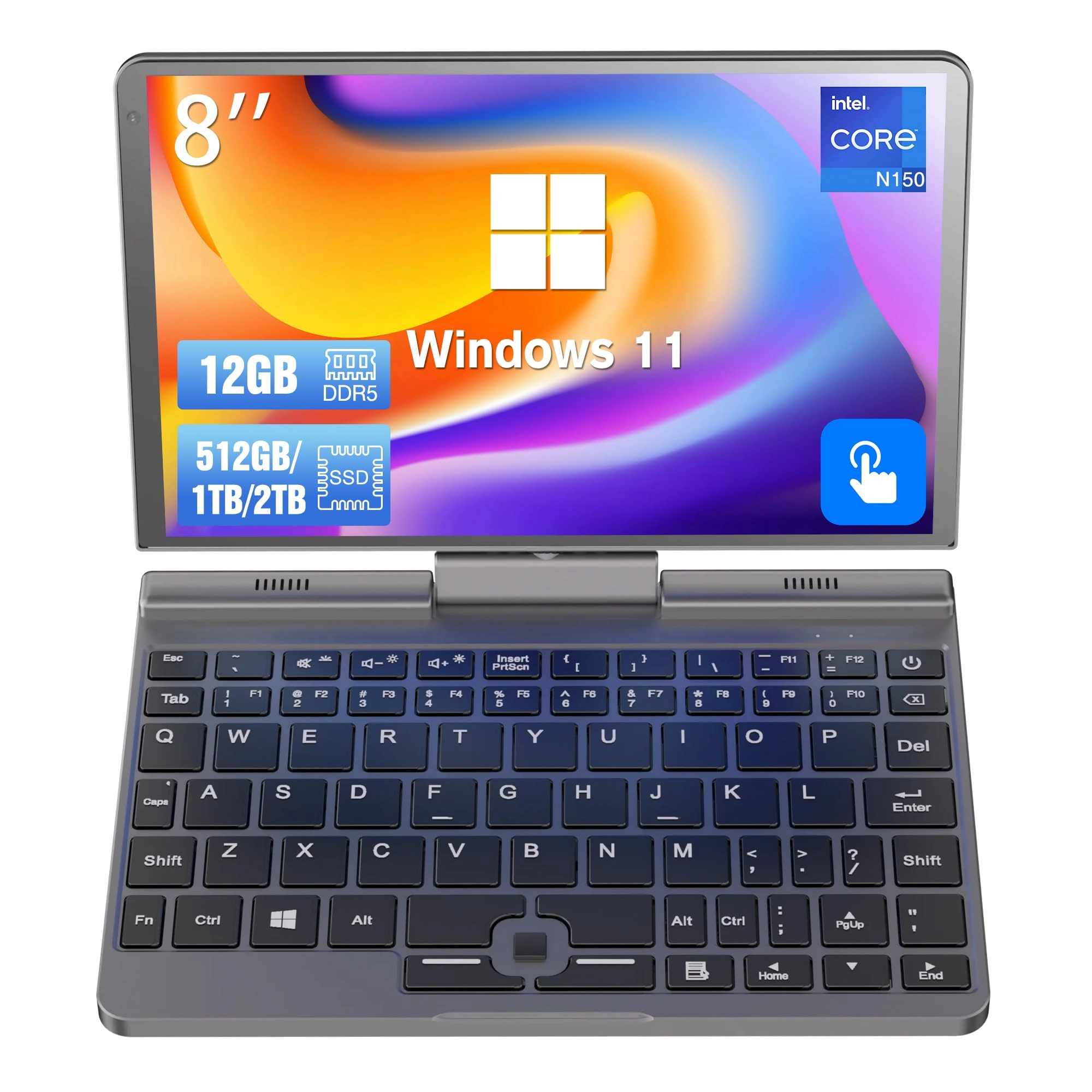 HAICOTECH P8 - 8'' 1TB 12GB Twin Lake N150