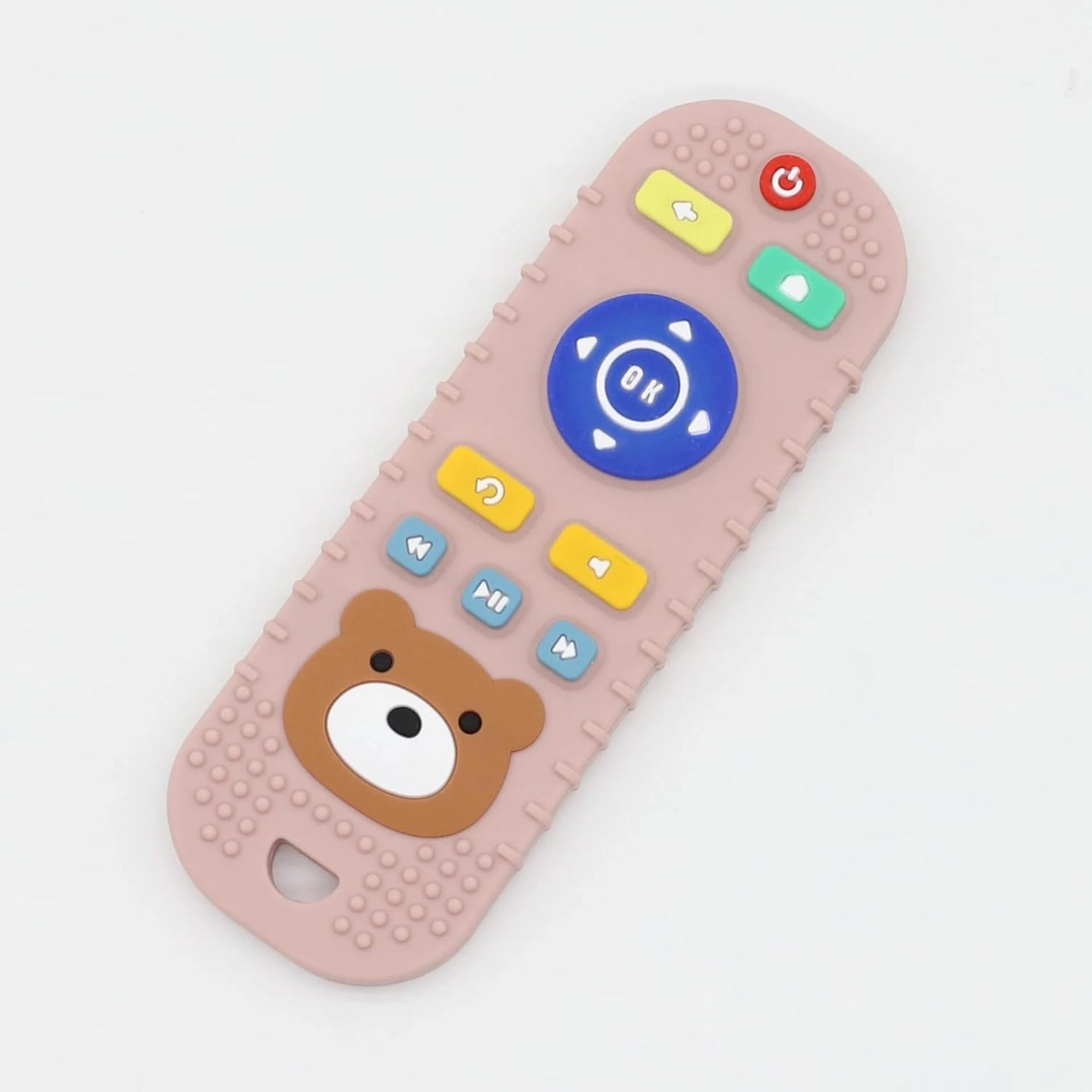 2 in 1 Teether - Beech Wood, Silicone