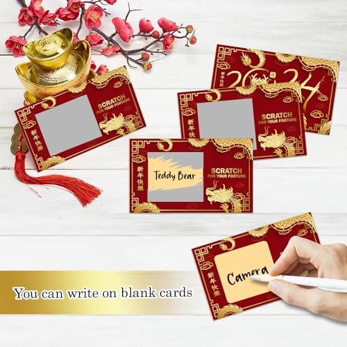 Dragon Scratch Off Lucky Card - 36 piece(s) Adult