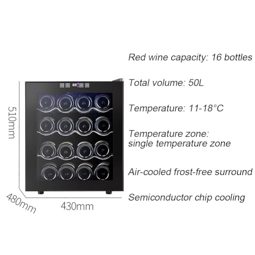 Wine Cooler Refrigerator - Single Zone 28 Bottle