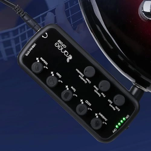 Portable Guitar/Bass Headphone Amp - USB Multi-Effects Recording