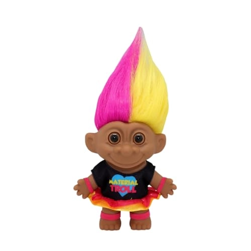Good Luck Trolls Doll - 4" 80's Glam Fusion Rainbow