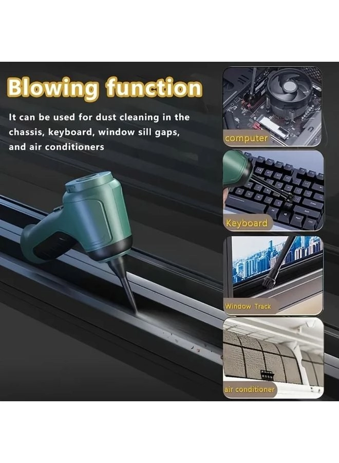 4-in-1 Wireless Handheld Vacuum Cleaner - 2000mAh