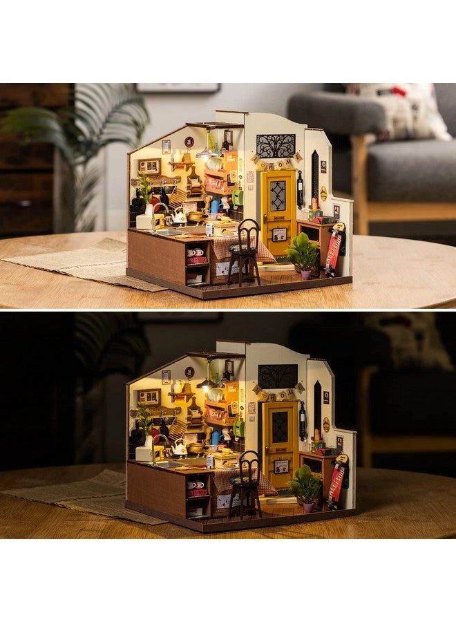 Dollhouse Kitchen Bakery Kit - cream Wood