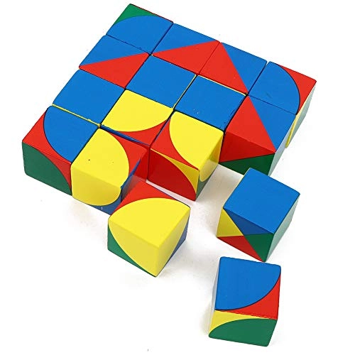 mzm spatial thinking building blocks - 16 pcs