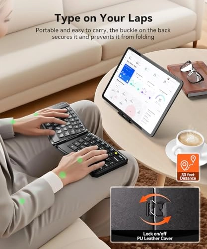 Ergonomic Foldable Keyboard - Wireless