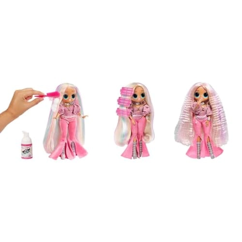 Fashion Show Hair Edition Twist Queen Doll - 10-inch Transforming Hair Ages 4+