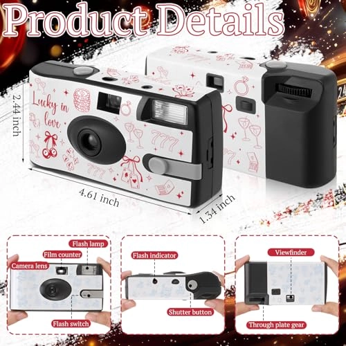 KQ2149 - 4 Pack 35mm Single Use Film Camera with Flash