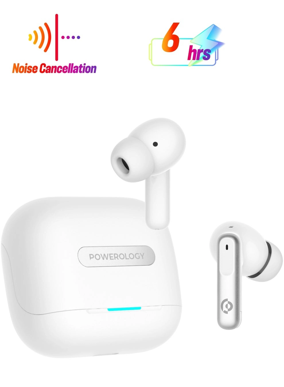 Hybrid ANC+ENC 6Mic Earphone Wireless Earphone