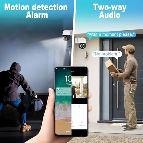 4K Outdoor Surveillance Camera Set - 4 channels