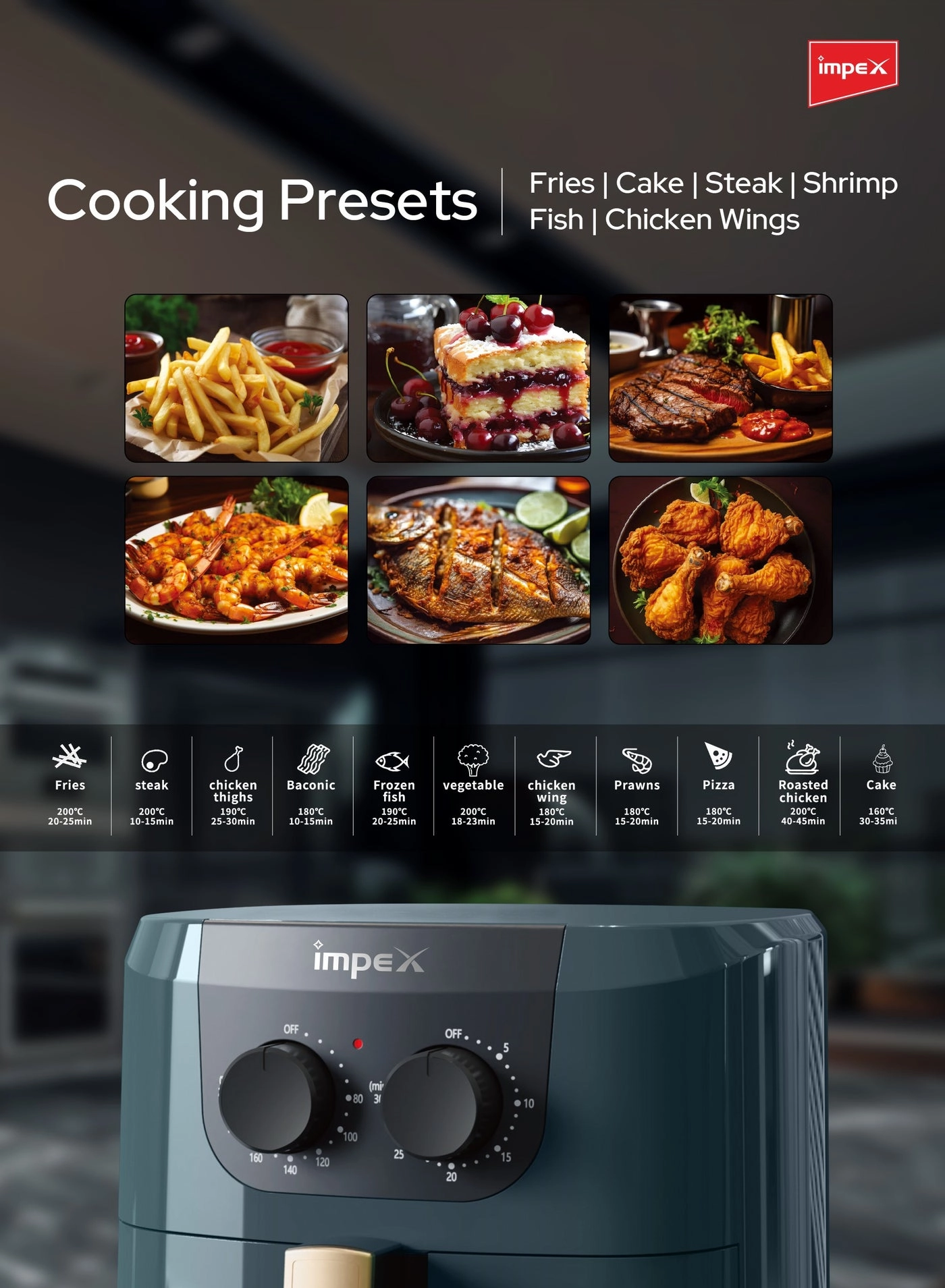 Mechanical Air Fryer AF 4305A
