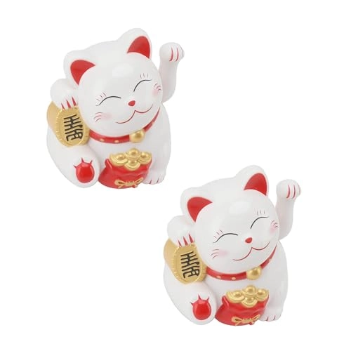 Lucky Cat Waving Arm - plastic