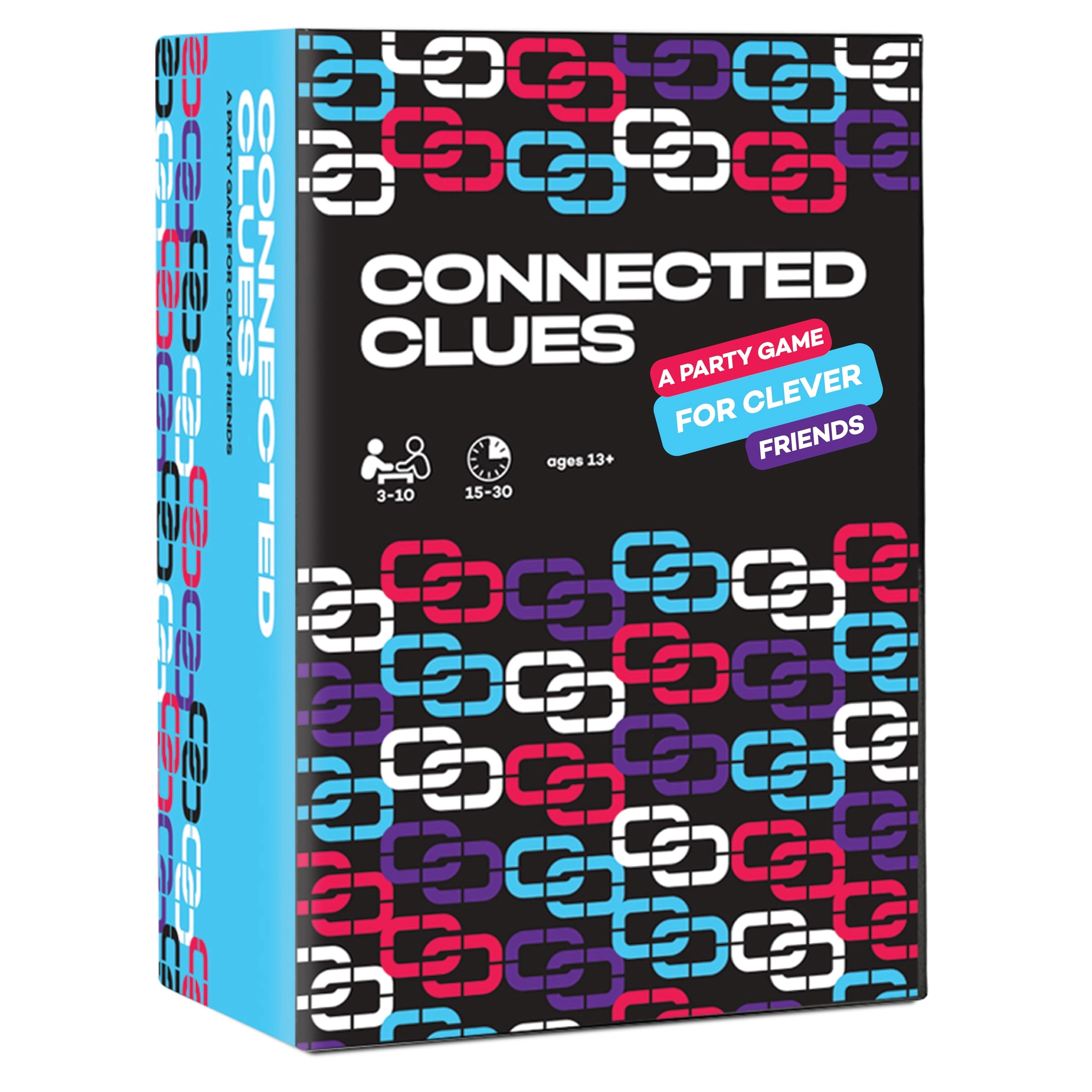 Connected Clues Party Game for Clever Friends - English 13 years and up