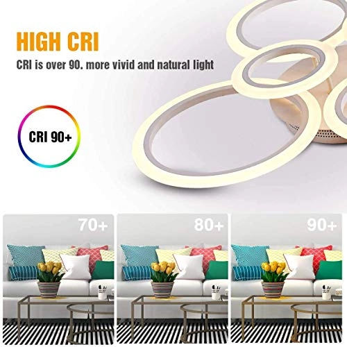 Chandelier - Modern LED Dimmable Remote Control