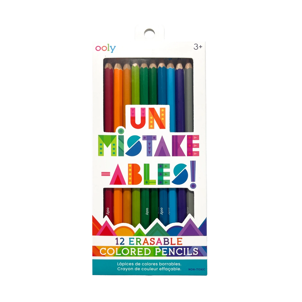 Un-Mistakeables! Erasable Colored Pencils - 12
