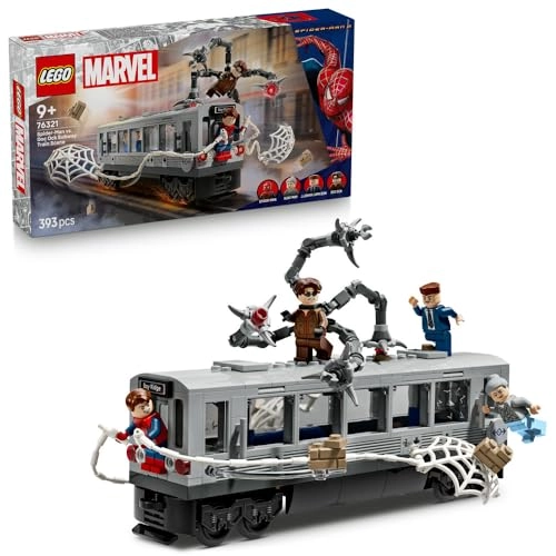 Marvel Spider-Man Vs. Doc Ock Subway Train Scene (76321)