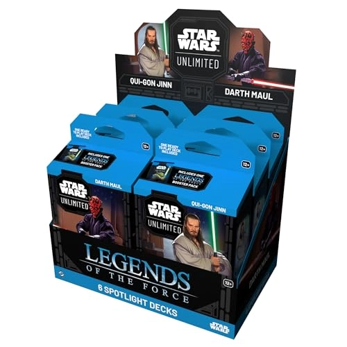 Star Wars: Unlimited: Legends of the Force Spotlight Deck Display