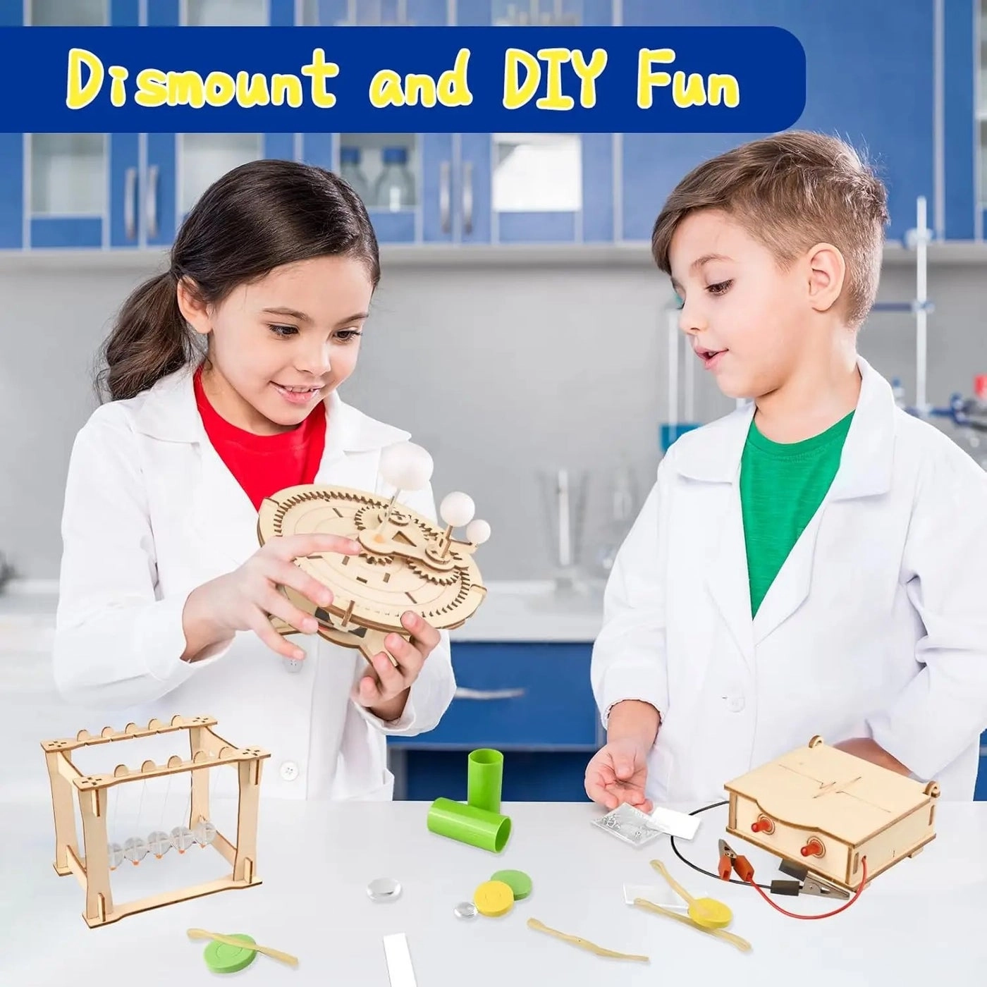 6-in-1 Wooden Science Kit