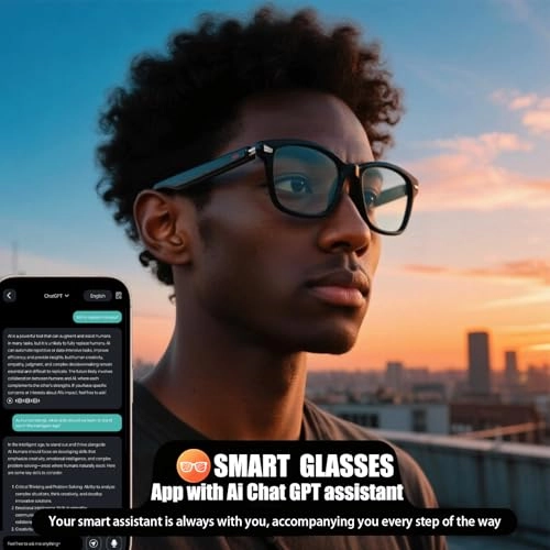 Ai Smart Glasses - Chat GPT Bluetooth Translation