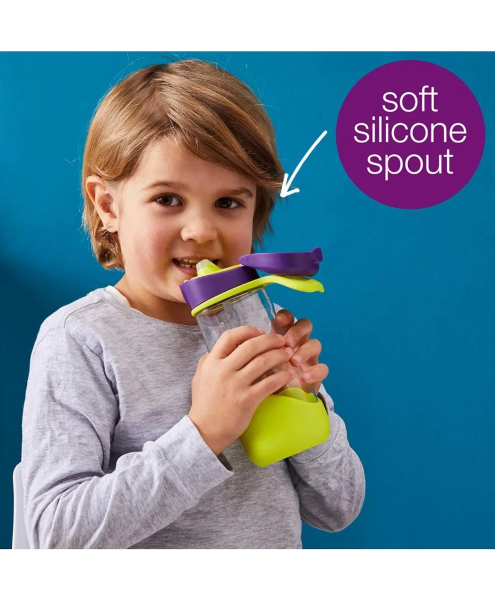Sport Spout Water Bottle - Push-button Tritan 450 ml