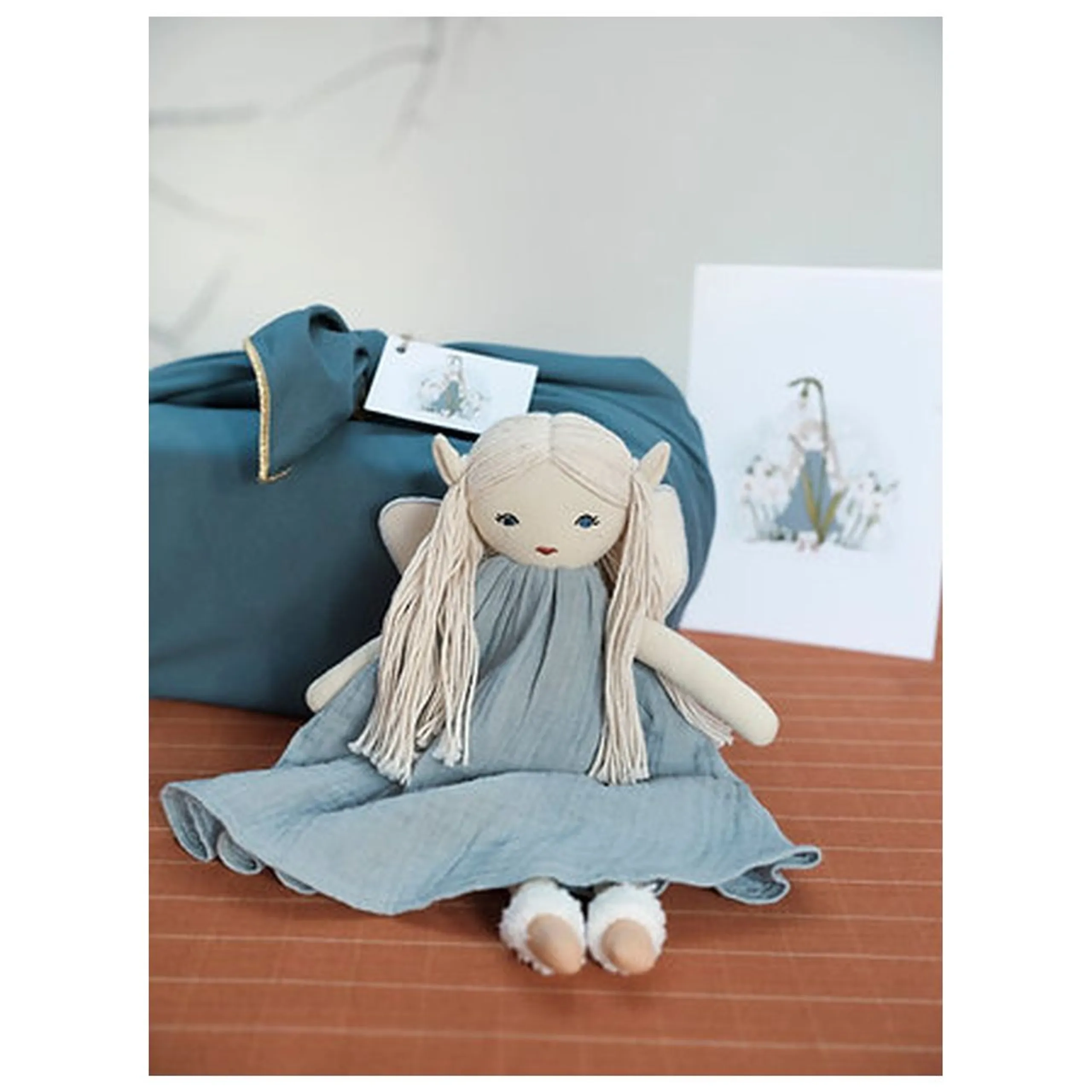 Christmas Snowkeeper Elf Doll - 30 cm Blue Ages 2+