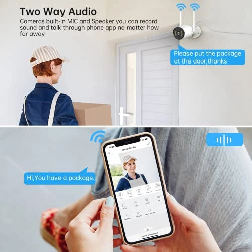 WiFi Security Camera System 3MP