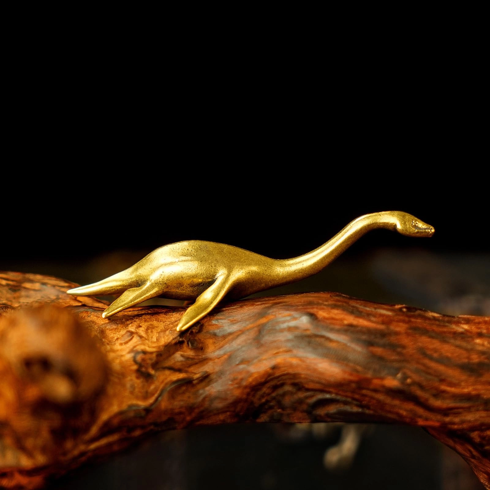 Loch Ness Monster Statue - Brass