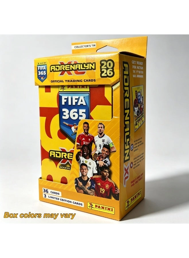 Panini FIFA 365 Adrenalyn XL 2026 Collector Tin Set - 36pcs