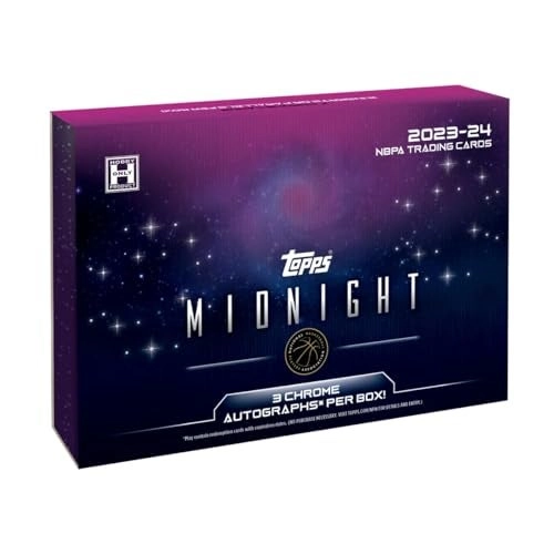 Topps Midnight Basketball Hobby Trading Card Box - 1 Pack Per Box 7 Cards Per Pack