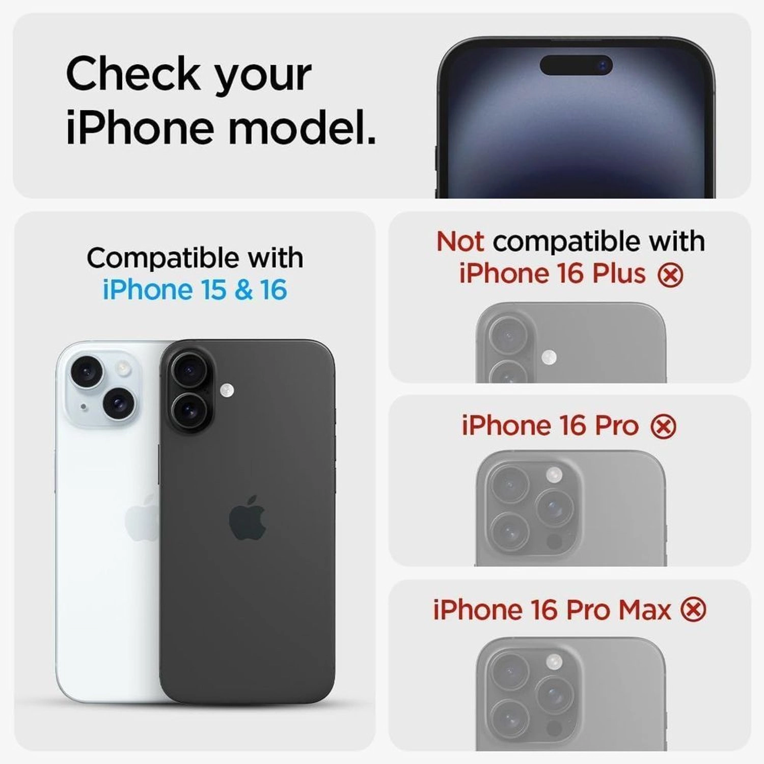 Screen Protector iPhone 16 - Clear