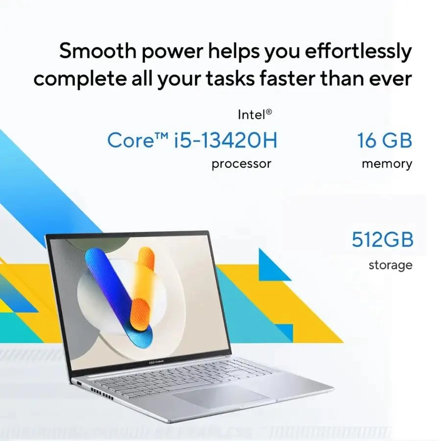 Vivobook 16 - 16'' i5-13420H 16GB DDR4 512GB SSD Bundle