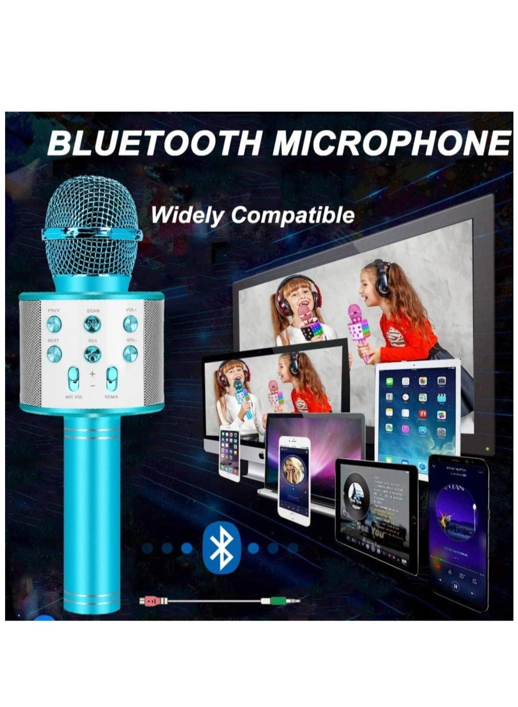 Karaoke Microphone - 3 to 12 years