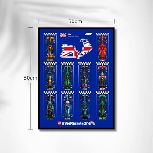 Display Wallboard Wall Mount for LEGO 77242 77243 77244 77245 77249 77250 77251 - 60X80cm