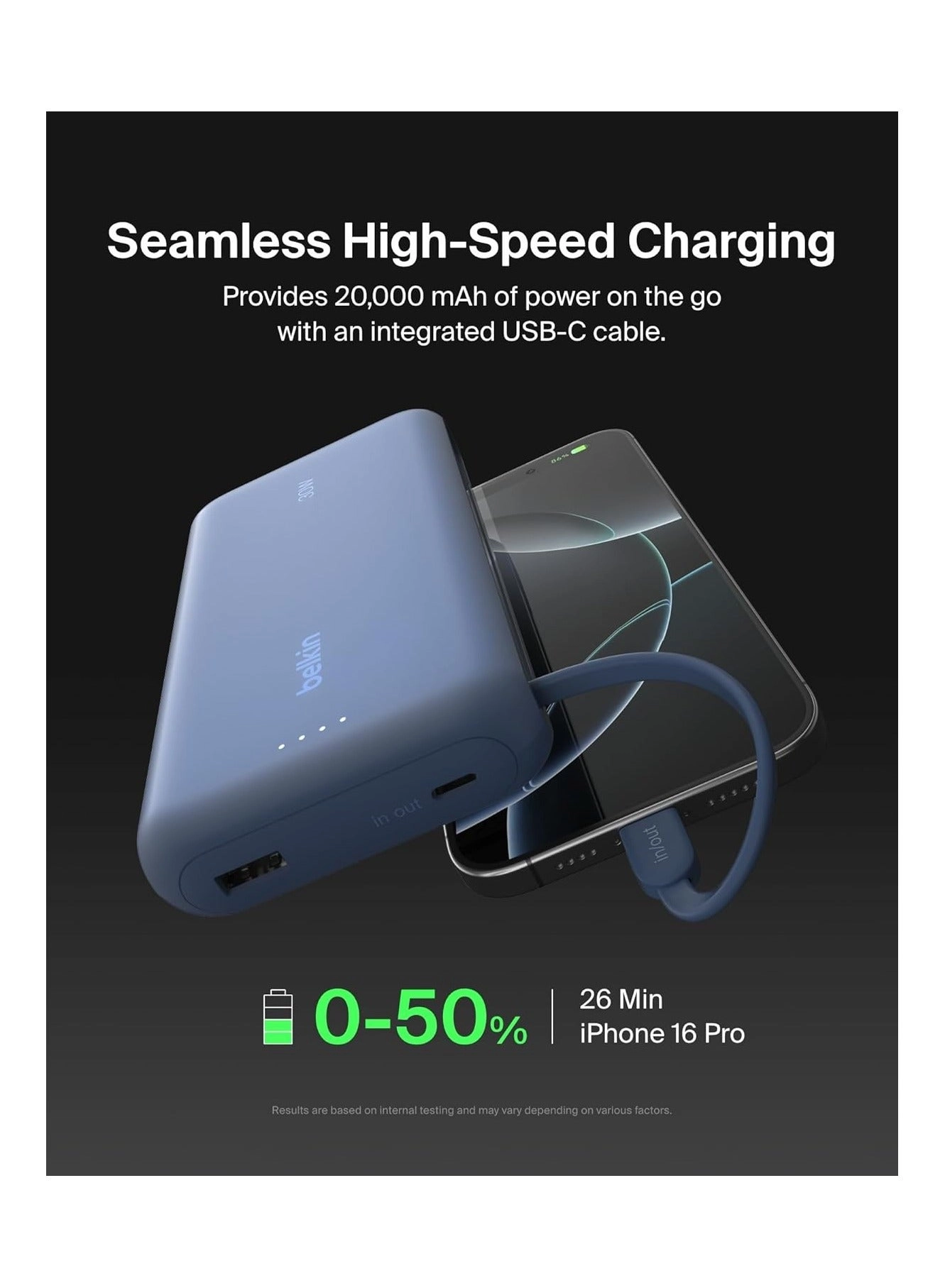 BPB024HQBL - 20000 mAh 30 Watts